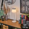 Algeraz Lámpara de mesa de exterior, Lámparas de mesa Blanca, 1 luz