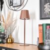Vannie Lámpara de mesa de exterior, Lámparas de mesa LED Marrón, 1 luz