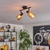 Aggebu Plafones Negro, 2 luces