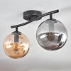Gastor Plafones, Luminarias esféricas Colores ámbar, Ahumado, 2 luces