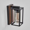 Portalis Aplique de exterior Marrón, Color madera, Negro, 1 luz