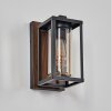Portalis Aplique de exterior Marrón, Color madera, Negro, 1 luz