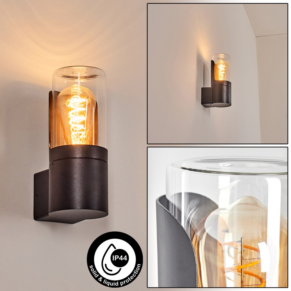 Morbak Aplique de exterior Negro, 1 luz main product photo