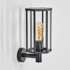 Monfanim Aplique de exterior Negro, 1 luz
