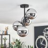 Gastor Plafones, Luminarias esféricas Cromo, Ahumado, 4 luces