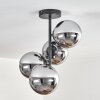 Gastor Plafones, Luminarias esféricas Cromo, Ahumado, 4 luces