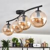 Gastor Plafones, Luminarias esféricas Colores ámbar, 4 luces