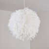 Skaulo Lámpara Colgante Blanca, 1 luz