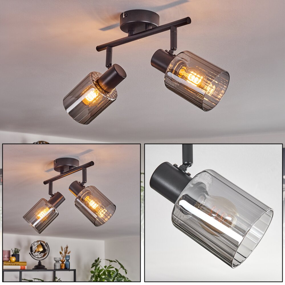 Aggebu Plafones Negro, 2 luces main product photo