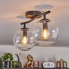 Gastor Plafones, Luminarias esféricas Transparente, 2 luces