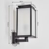 Cadafaes Aplique de exterior Negro, 1 luz