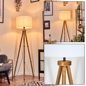 Bassagoda Lámpara de pie Crudo, 1 luz Bassagoda Lámpara de pie Crudo, 1 luz