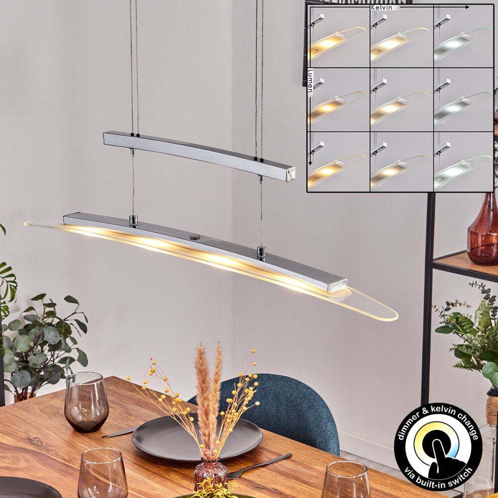 Casalino Lámparas suspendidas, Lámparas colgantes LED Cromo, 1 luz main product photo
