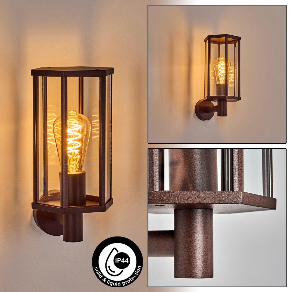 Monfanim Aplique de exterior Color óxido, 1 luz main product photo