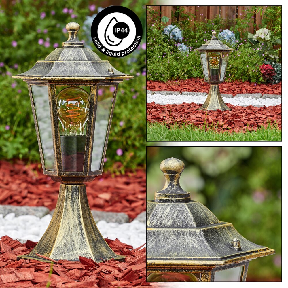 Loria Balizas de exterior Marrón, dorado, 1 luz main product photo