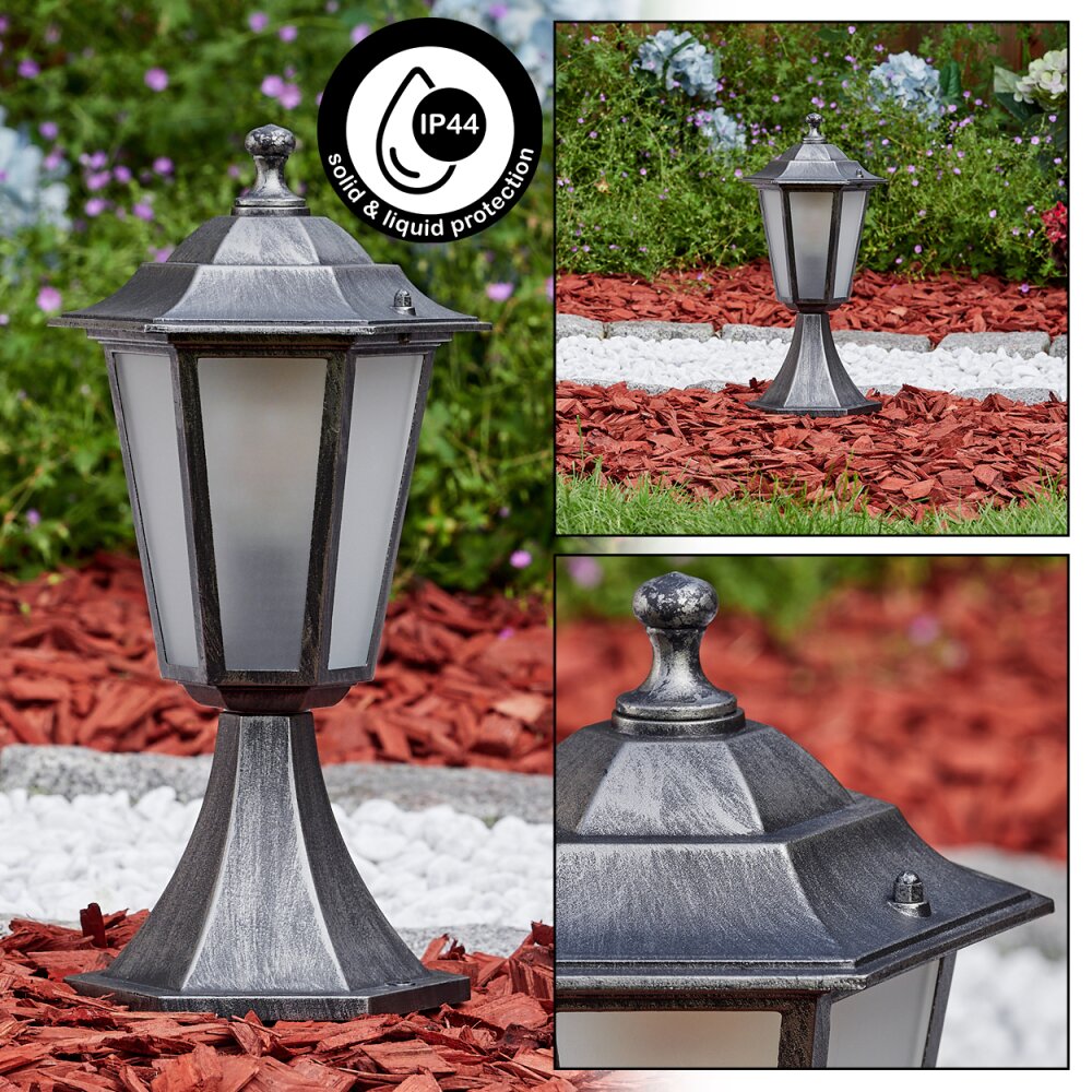 Loria Balizas de exterior Negro, Plata, 1 luz main product photo