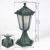 Loria Balizas de exterior Verde, Negro, 1 luz
