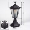 Loria Balizas de exterior Negro, 1 luz