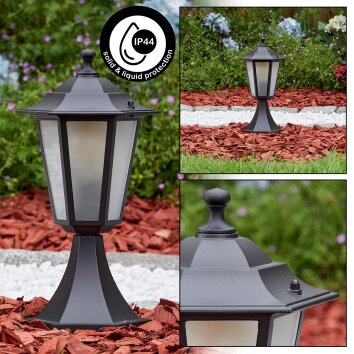 Loria Balizas de exterior Negro, 1 luz