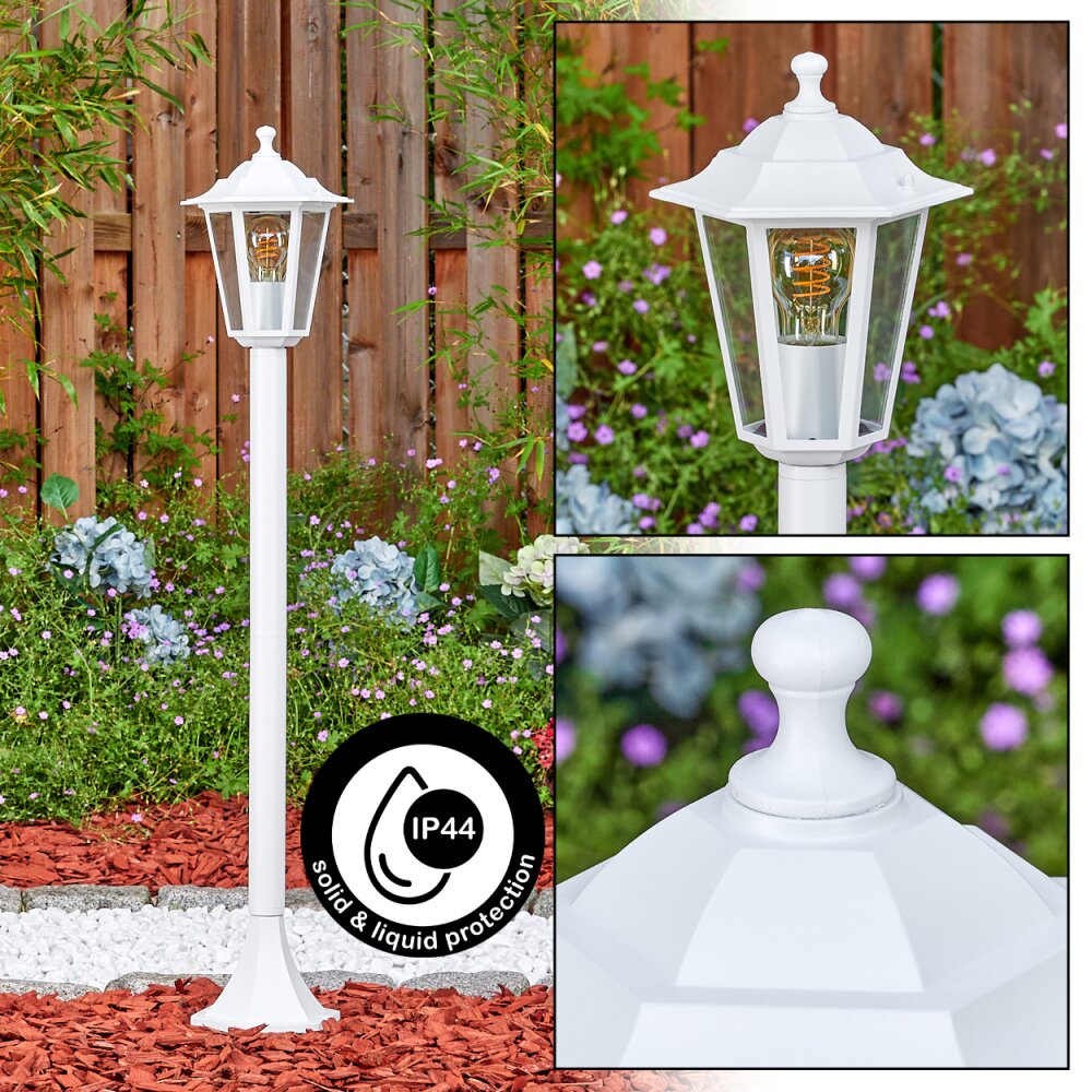 Loria Iluminación de caminos Blanca, 1 luz main product photo