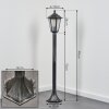 Loria Iluminación de caminos Negro, Plata, 1 luz