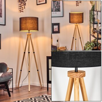 Bassagoda Lámpara de pie Crudo, 1 luz Bassagoda Lámpara de pie Crudo, 1 luz