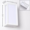 Montreux Aplique para exterior LED Aluminio, Blanca, 1 luz