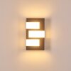 Lannion Aplique para exterior LED Acero inoxidable, 3 luces