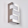 Lannion Aplique para exterior LED Acero inoxidable, 3 luces