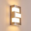Lannion Aplique para exterior LED Acero inoxidable, 3 luces