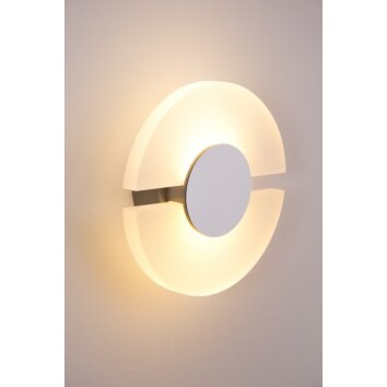 Lutec Savona Aplique LED Acero bruñido, 1 luz