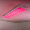 WABOS Lámpara de Techo LED Blanca, 1 luz, Mando a distancia, Cambia de color