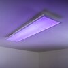 WABOS Lámpara de Techo LED Blanca, 1 luz, Mando a distancia, Cambia de color