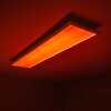 WABOS Lámpara de Techo LED Blanca, 1 luz, Mando a distancia, Cambia de color