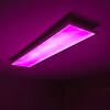 WABOS Lámpara de Techo LED Blanca, 1 luz, Mando a distancia, Cambia de color