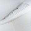 WABOS Lámpara de Techo LED Blanca, 1 luz, Mando a distancia, Cambia de color