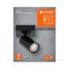 Lámparas Ledvance Spot Plafones, Spot techo LED Negro, 1 luz