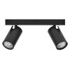 Lámparas Ledvance Spot Plafones, Spot techo LED Negro, 2 luces
