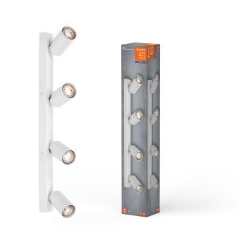 Lámparas Ledvance Spot Plafones, Spot techo LED Blanca, 4 luces