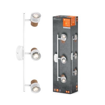 Lámparas Ledvance Spot Plafones, Spot techo LED Blanca, 3 luces