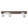 Lámparas Ledvance Spot Plafones, Spot techo LED Color madera, Blanca, 3 luces