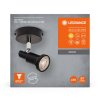 Lámparas Ledvance Spot Plafones, Spot techo LED Negro, 1 luz