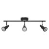 Lámparas Ledvance Spot Plafones, Spot techo LED Negro, 3 luces