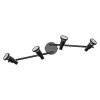 Lámparas Ledvance Spot Plafones, Spot techo LED Negro, 4 luces