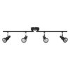 Lámparas Ledvance Spot Plafones, Spot techo LED Negro, 4 luces