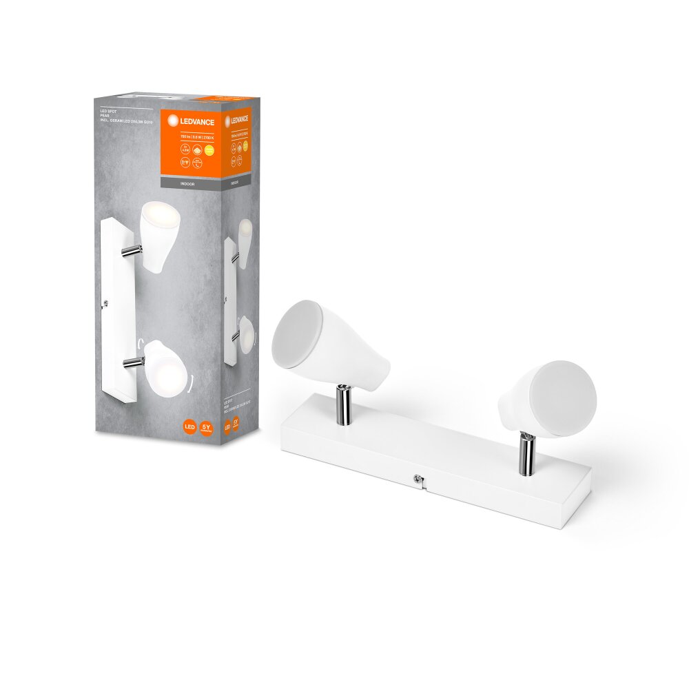 Lámparas Ledvance Spot Plafones LED Blanca, 2 luces main product photo
