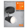 Lámparas Ledvance Spot Plafones, Spot techo LED Negro, 1 luz