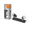 Lámparas Ledvance Spot Plafones, Spot techo LED Negro, 2 luces