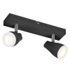 Lámparas Ledvance Spot Plafones, Spot techo LED Negro, 2 luces