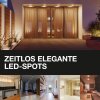 Lámparas Ledvance Spot Plafones, Spot techo LED Negro, 4 luces